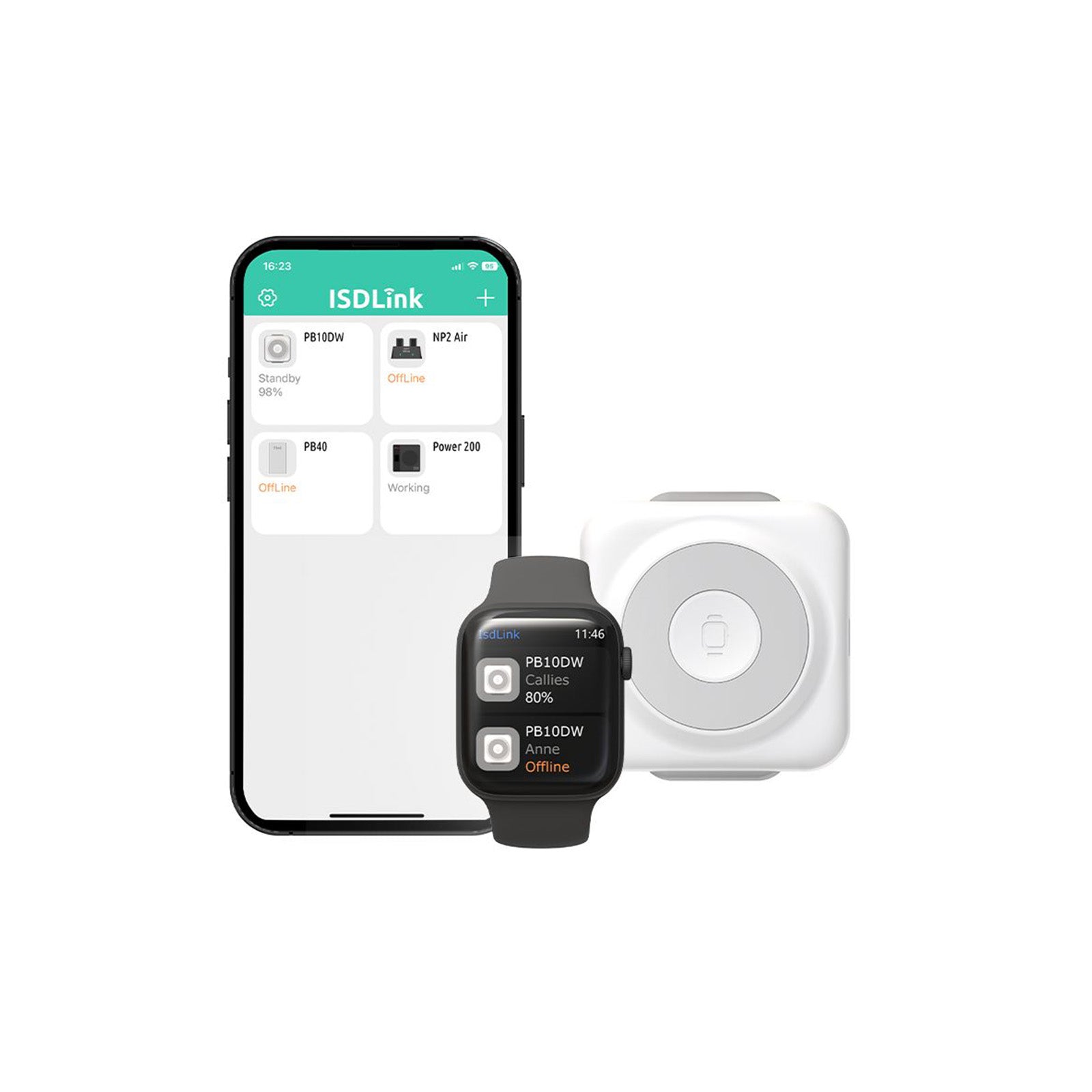 PB10 DW Portable Power Bank,3000 mAh Wireless Power Bank for