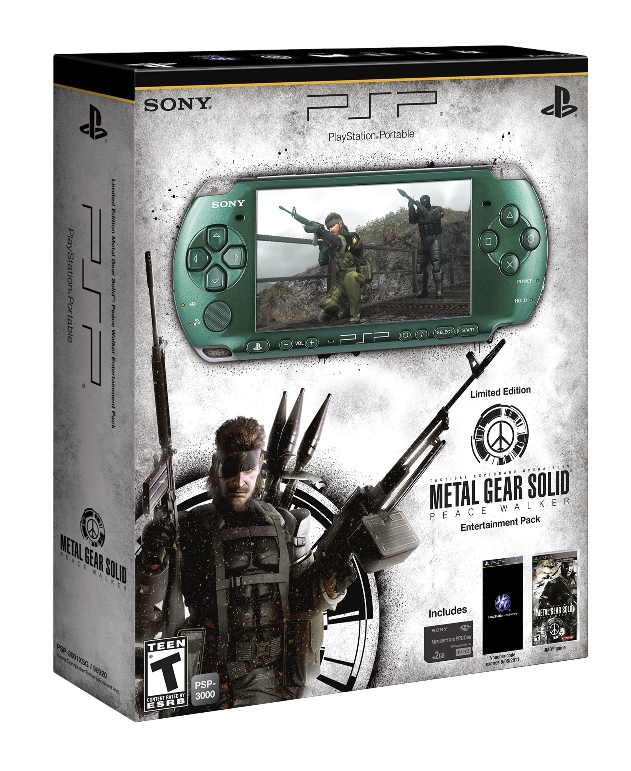 PSP 3001 Limited Edition Metal Gear Version (PSP) – J2Games