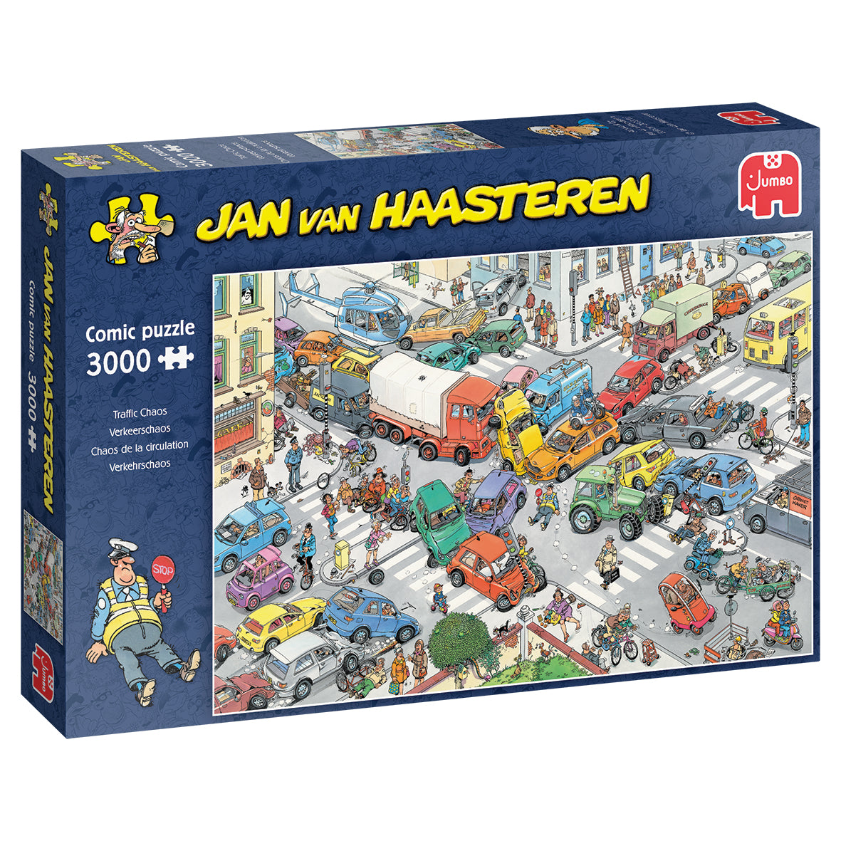 Jan van Haasteren - Traffic Chaos (3000 pieces) - Jumboplay.com