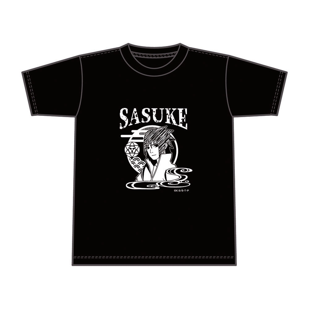 NARUTO-ナルト- 疾風伝 切り絵シリーズ TシャツVol.2 うちはサスケ L