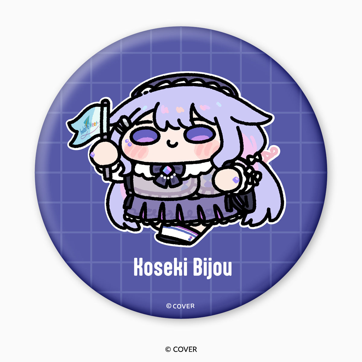 hololive Meet 2025」ちびイラスト BIG缶バッジ 古石ビジュー - Tokyo