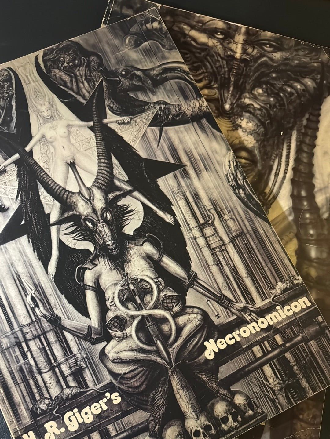 H.R.GIGER'S NECRONOMICON 1 & 2 complete set – JAPANESE AVANT-GARDE