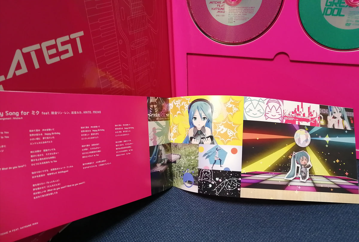 MITCHIE M - The Greatest Idol (1st press CD+DVD) Doujin Japan