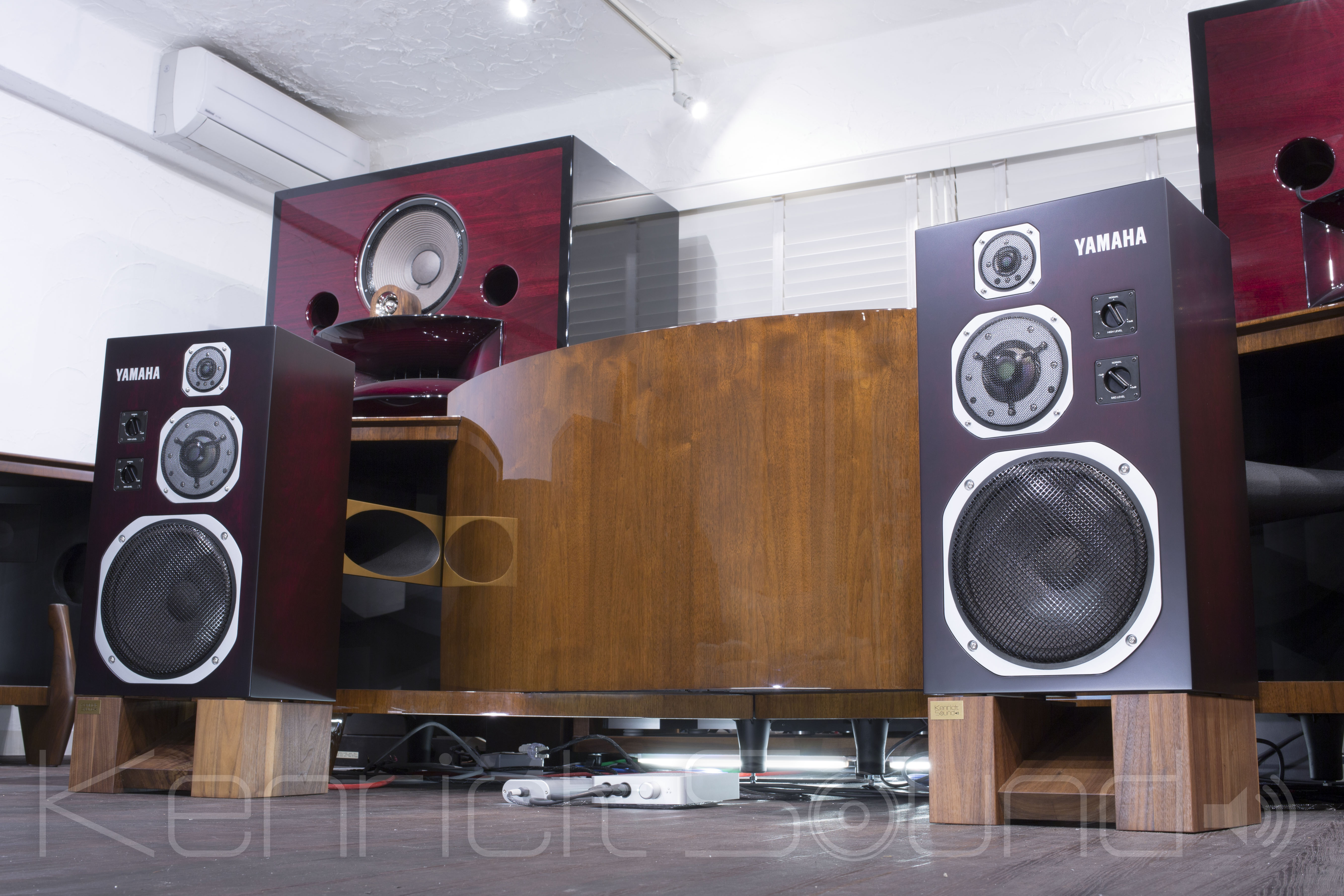 驚愕音 YAMAHA NS-1000M パーフェクトレストア ボルドー仕上げ