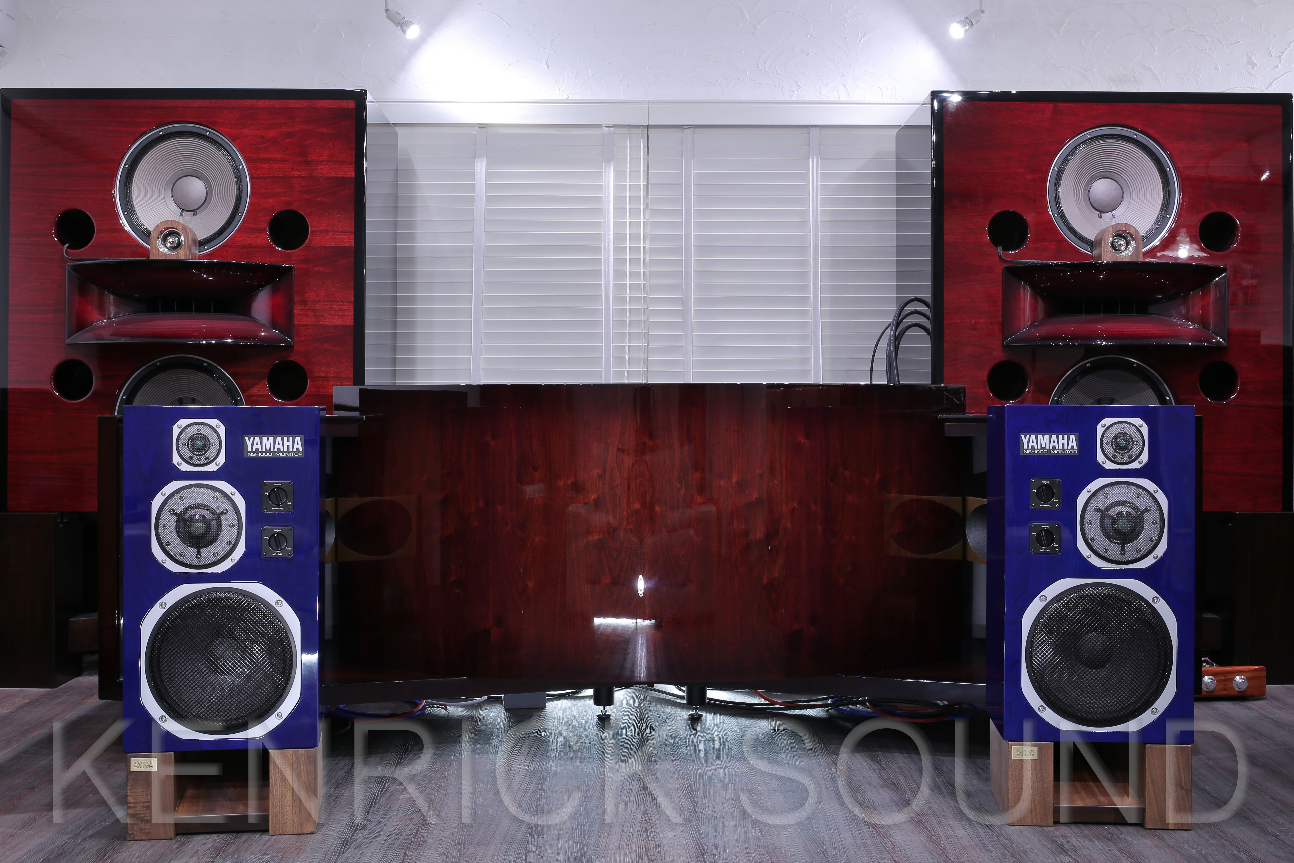 YAMAHA NS-1000M オーバーホール済 新品サファイアブルー塗装