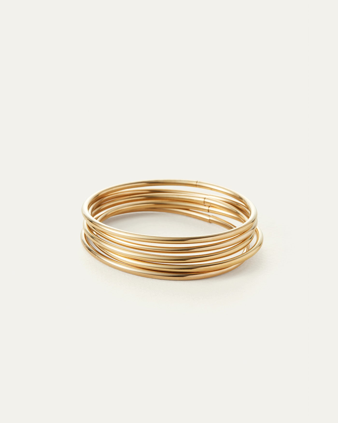 Dane Gold Bangle Bracelet Set for Women | JENNY BIRD