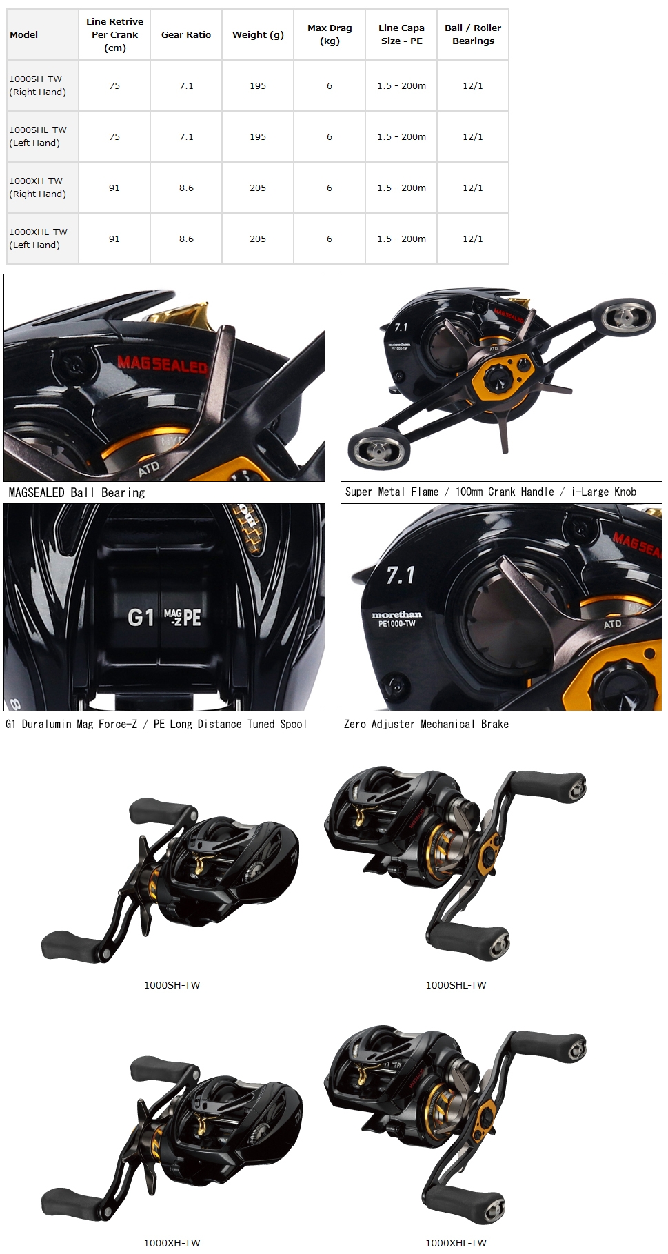 Daiwa 19 Morethan PE TW