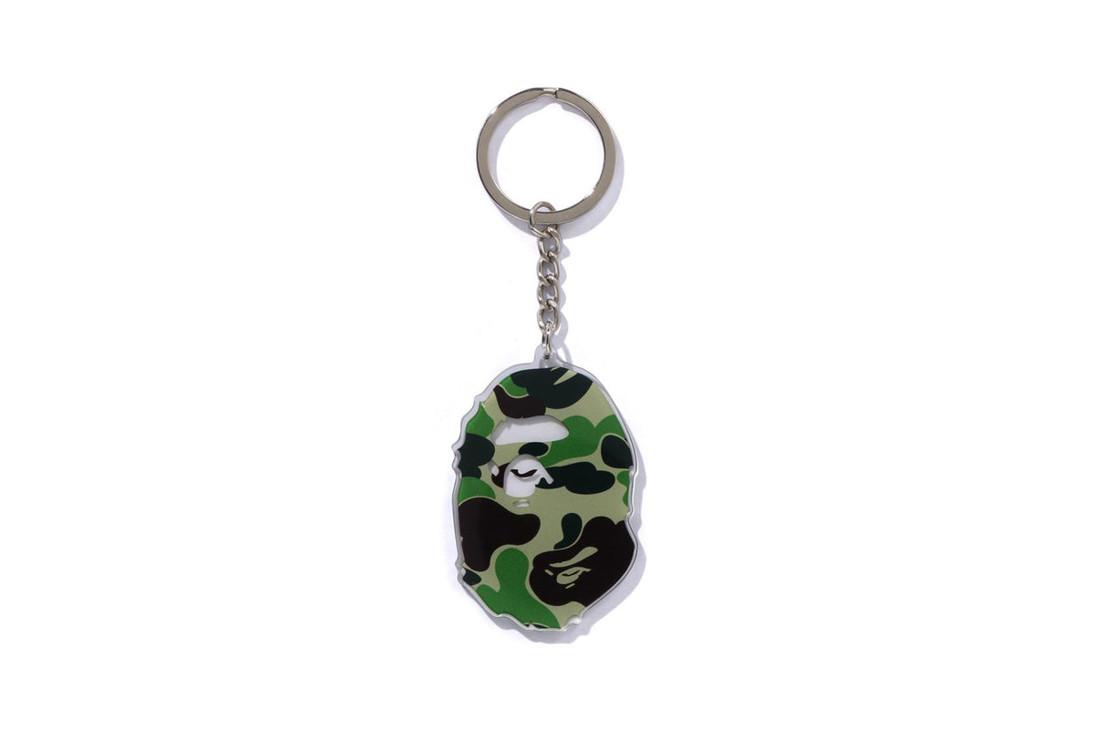 ABC CAMO APE HEAD ACRYLIC KEYCHAIN | bape.com