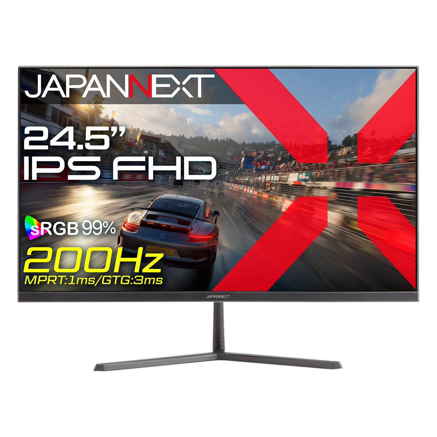 ECサイト限定】 JAPANNEXT 24.5インチ IPSパネル搭載 200Hz/1ms(MPRT