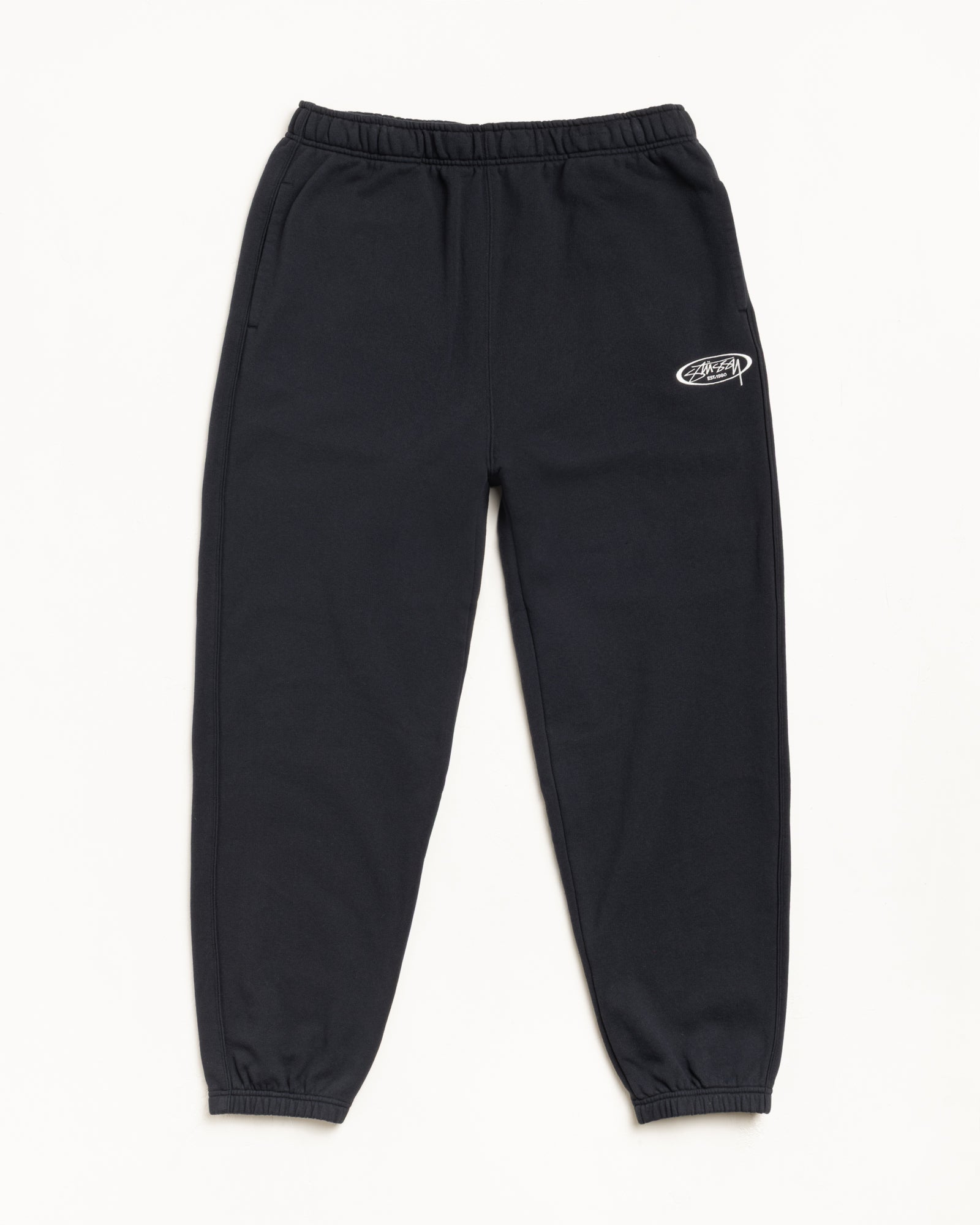 Fleece Track Pant – Black | Pants | Stüssy Japan