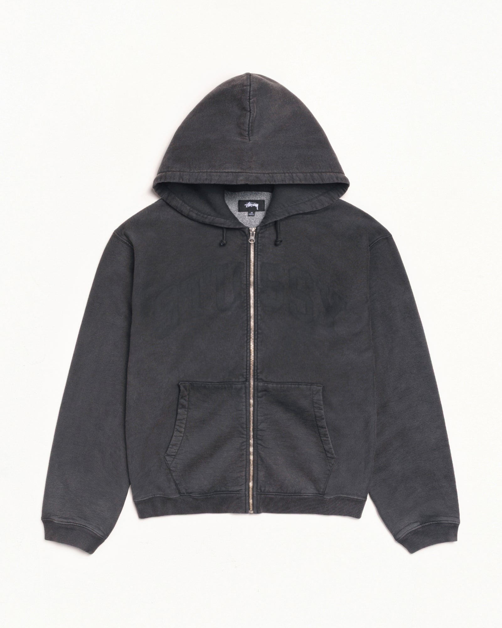 Faded Graphic Zip Hoodie – Washed Black | Sweats | Stüssy Japan