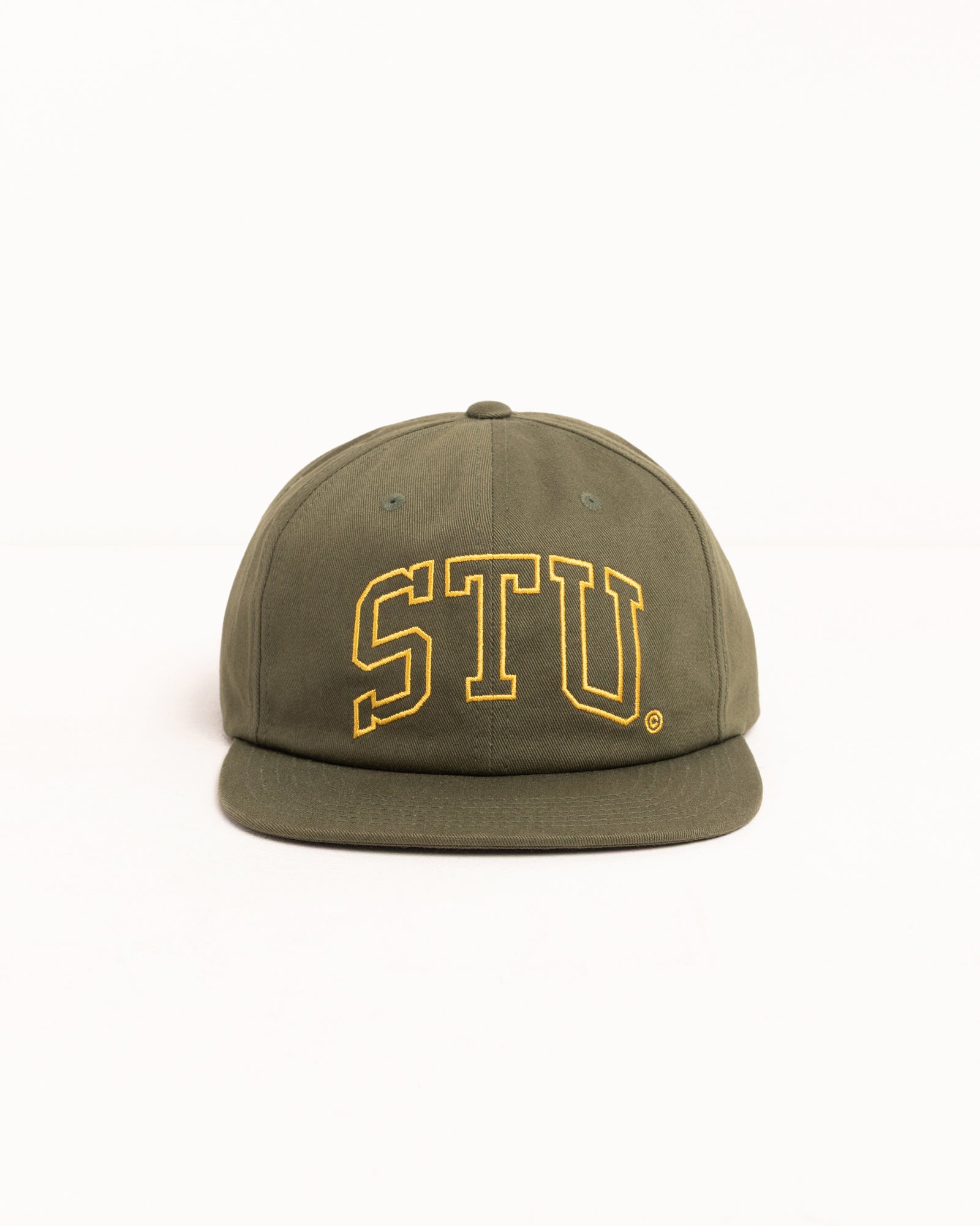 Mid-Depth Stu Arch Strapback – Olive | Headwear | Stüssy Japan