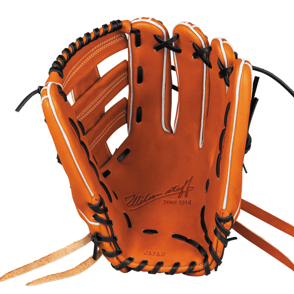 硬式用 Wilson Staff DUAL 外野手用 75型 - Tオレンジ by Wilson Japan