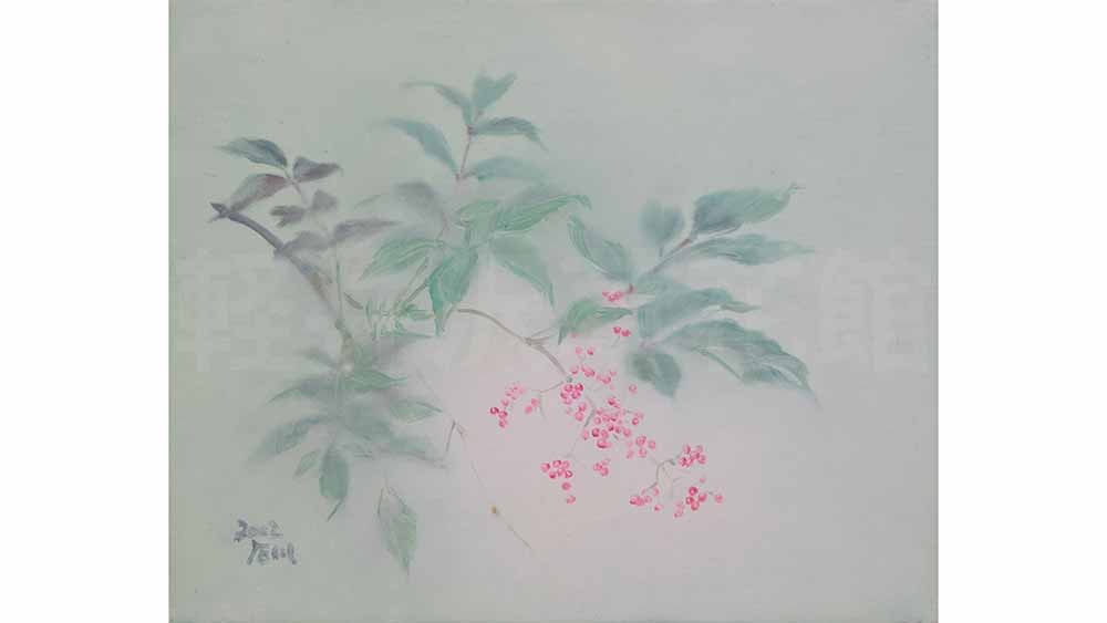 2025】石川功一の水彩・油彩展 軽井沢の花と実（ニワトコ）6/28