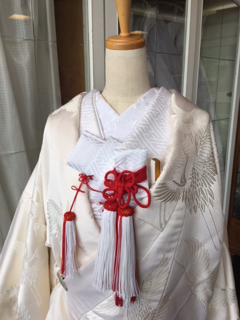 打掛の見た目を一気に変化させる和装小物入荷しました！