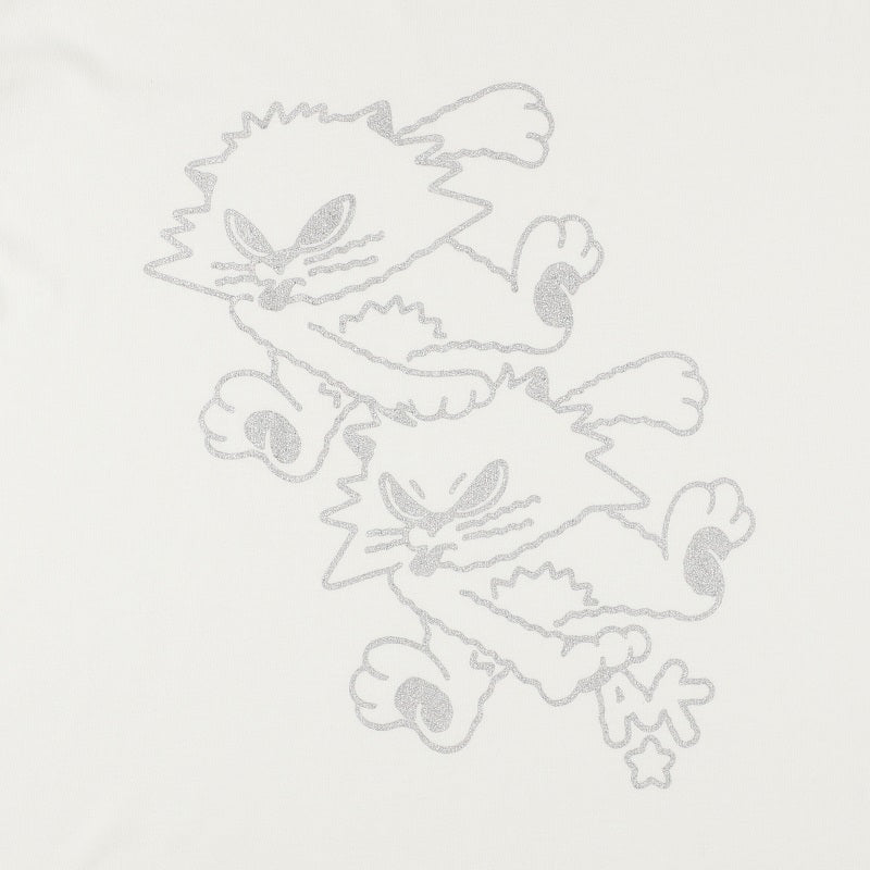 にひきのねこロンT（ホワイト） – カネコ商店 / Kaneko Shouten