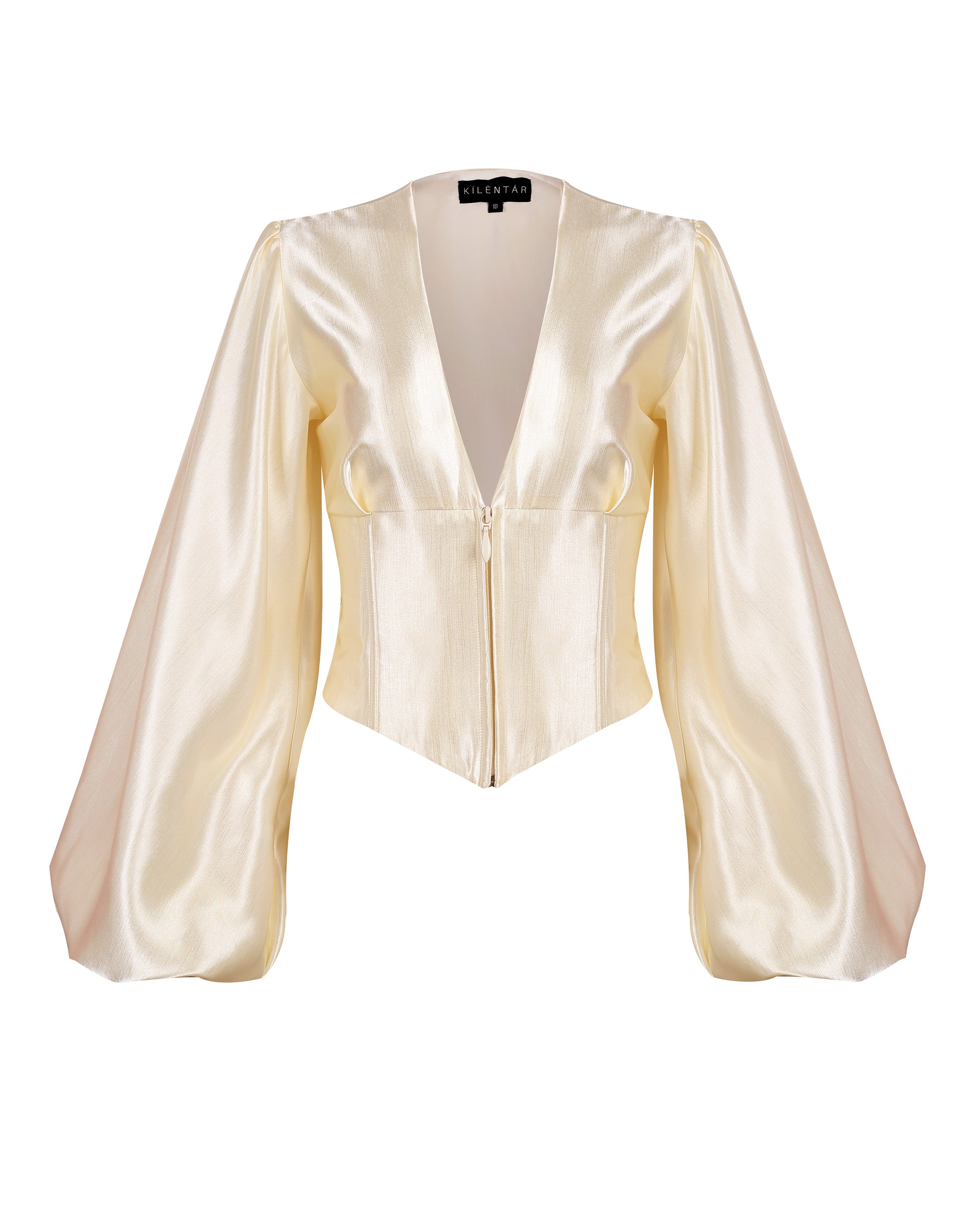 Kilentar Joyo Cream Silk Corset Top – KÍLẸ̀ŃTÀR