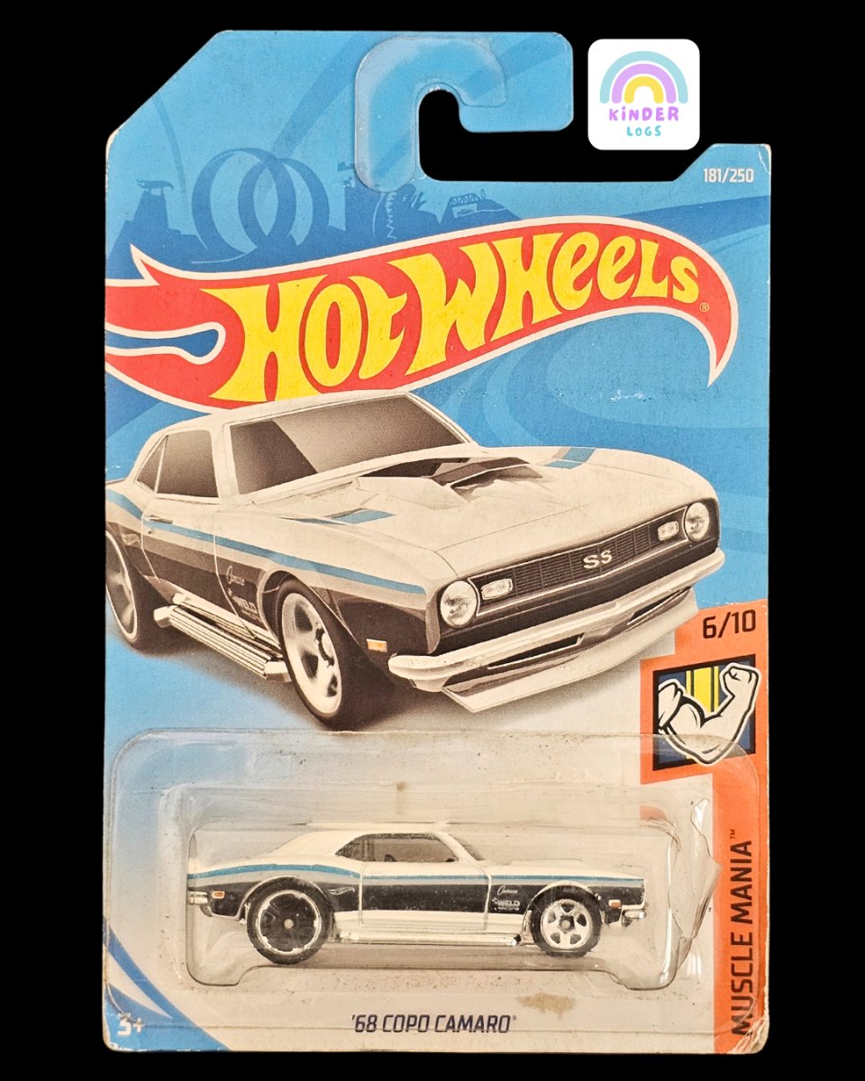 Hot Wheels 1968 COPO Camaro - Old Damaged Card - Buy At Kinder Logs