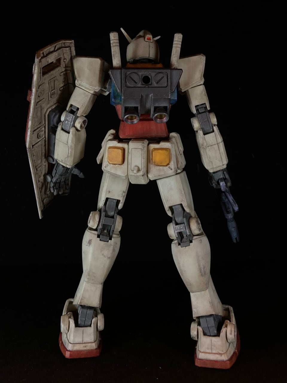 HGUC RX78-2ガンダム】成型色+ウェザリングでガンプラにリアルな質感表現！