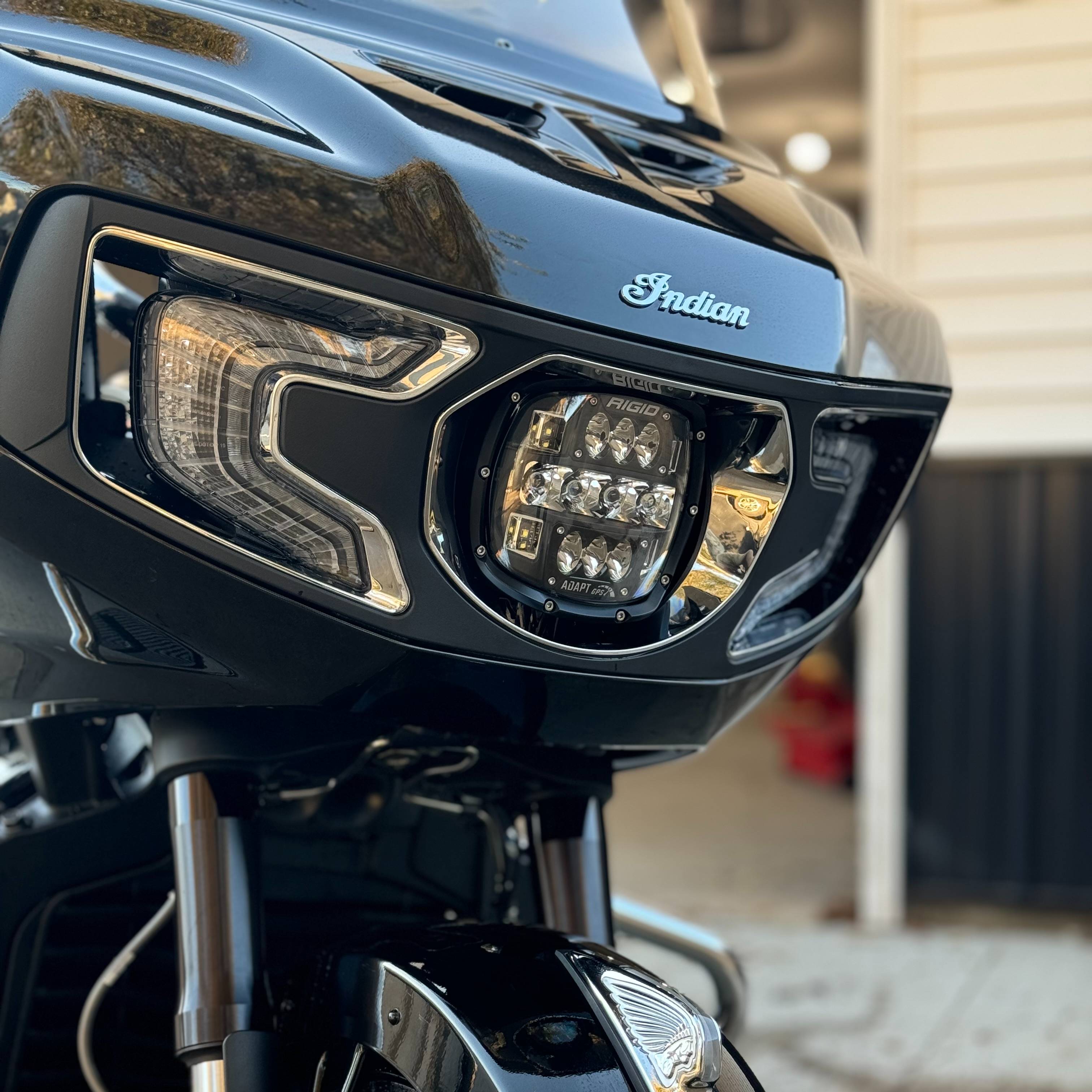 INDIAN CHALLENGER KLEENMOTO x RIGID INDUSTRIES ADAPT XP RETROFIT KIT