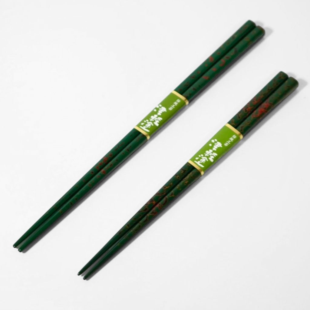 津軽唐塗 箸 青上（20.5cm/23.5cm） – 漆器 高翆