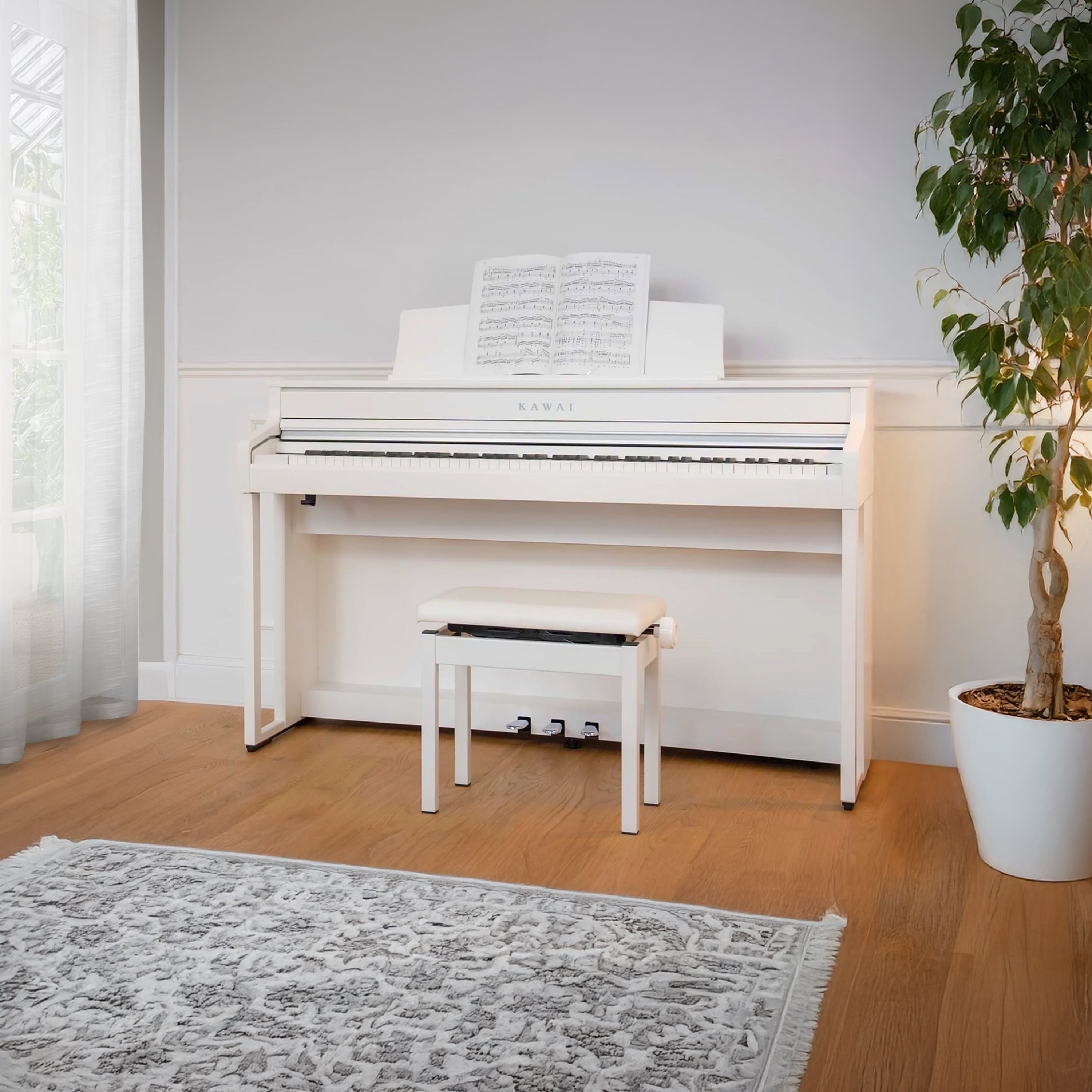 Kawai CA501 Concert Artist Digital Piano - Satin White – Kraft Music