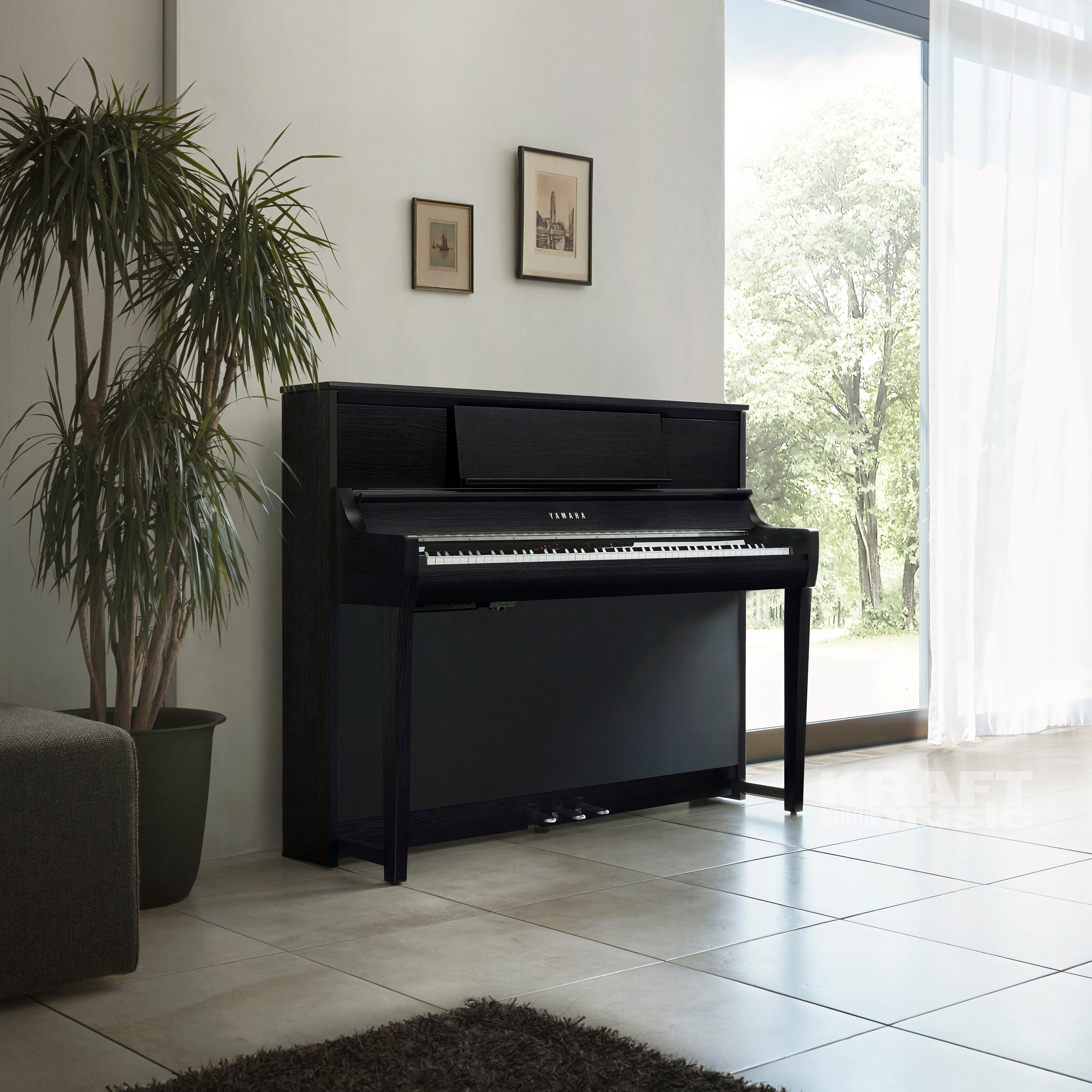 Yamaha Clavinova CSP-295 Digital Piano - Black Walnut – Kraft Music