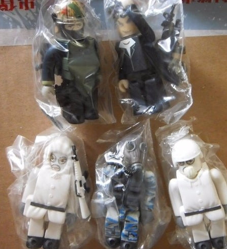 Medicom Toy Kubrick 100% MSFS Special Force 6 5 Action Figure Set