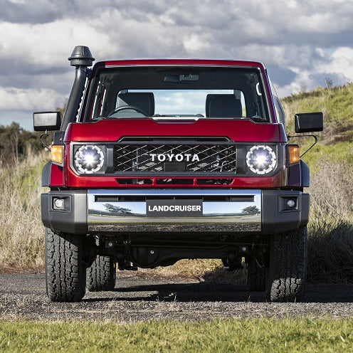 豪州トヨタ純正品】ランクル 70 メッキバンパー ガーニッシュ GDJ76 再