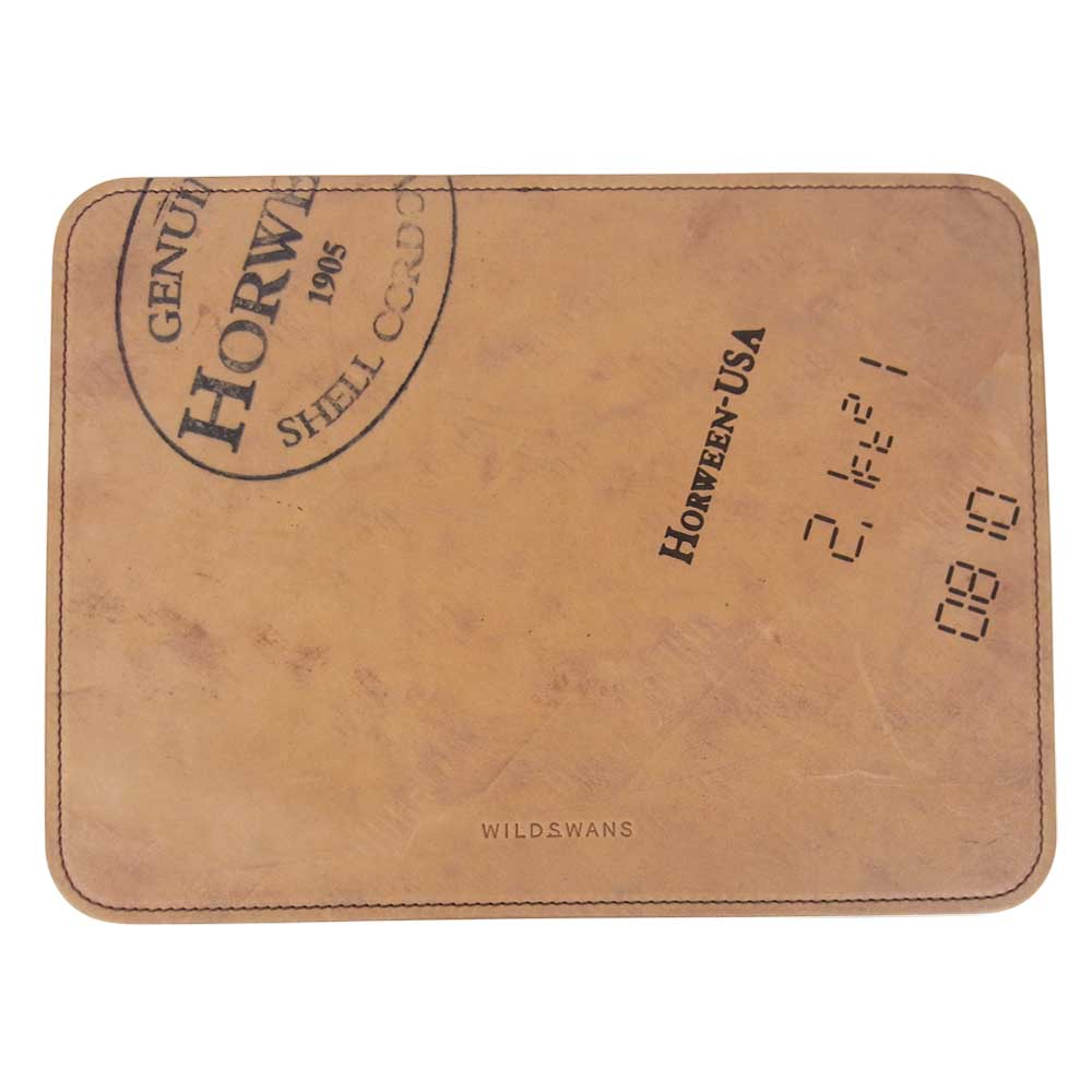 WILDSWANS ワイルドスワンズ ホーウィンスタンプ付レザーマット WILD