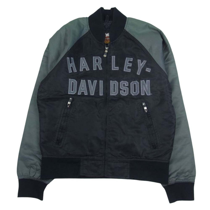 ハーレーダビッドソン ウールニット カウチンニット ニットブルゾン