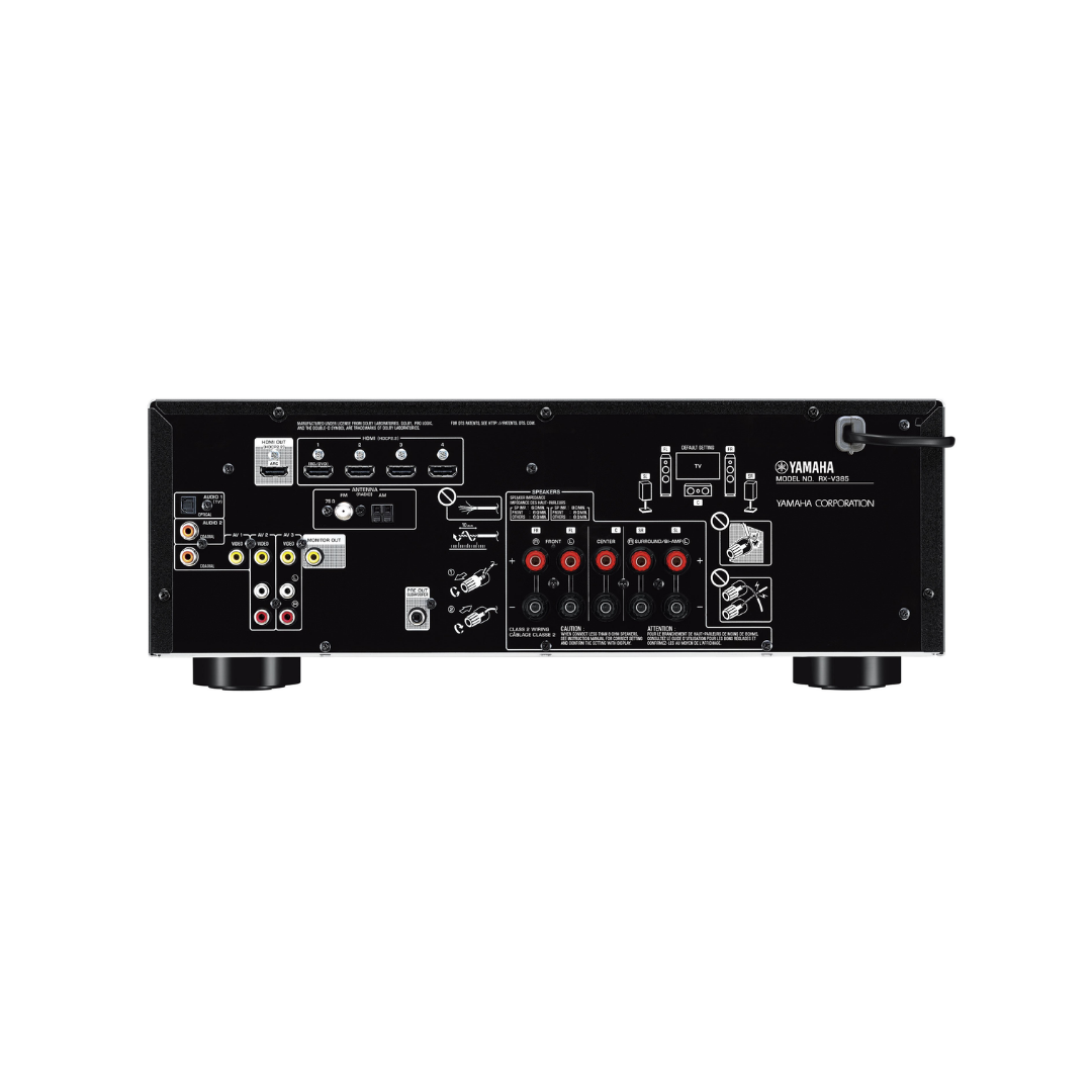 Yamaha RX-V385 5.1-Channel 4K AV Receiver | ListenUp