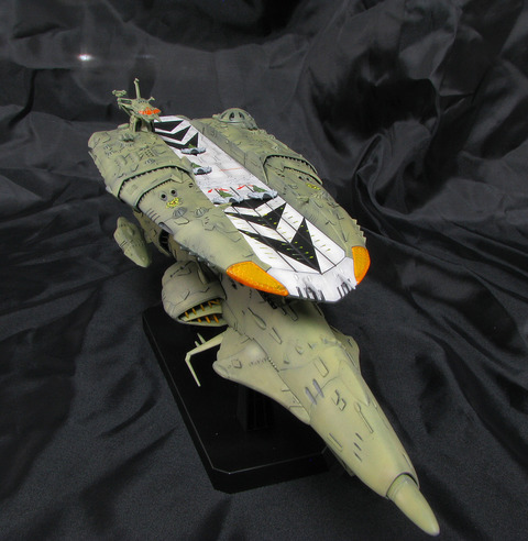 1/1000 バンダイ ナスカ級打撃型航宙母艦 キスカ ③ 完成です
