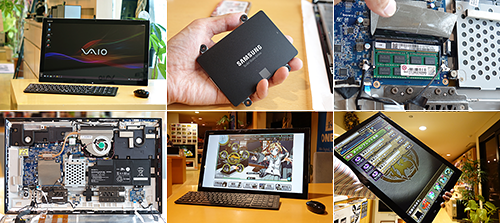 VAIO Tap 21」を丸裸に、HDD・メモリ交換に役立つ分解方法を伝授