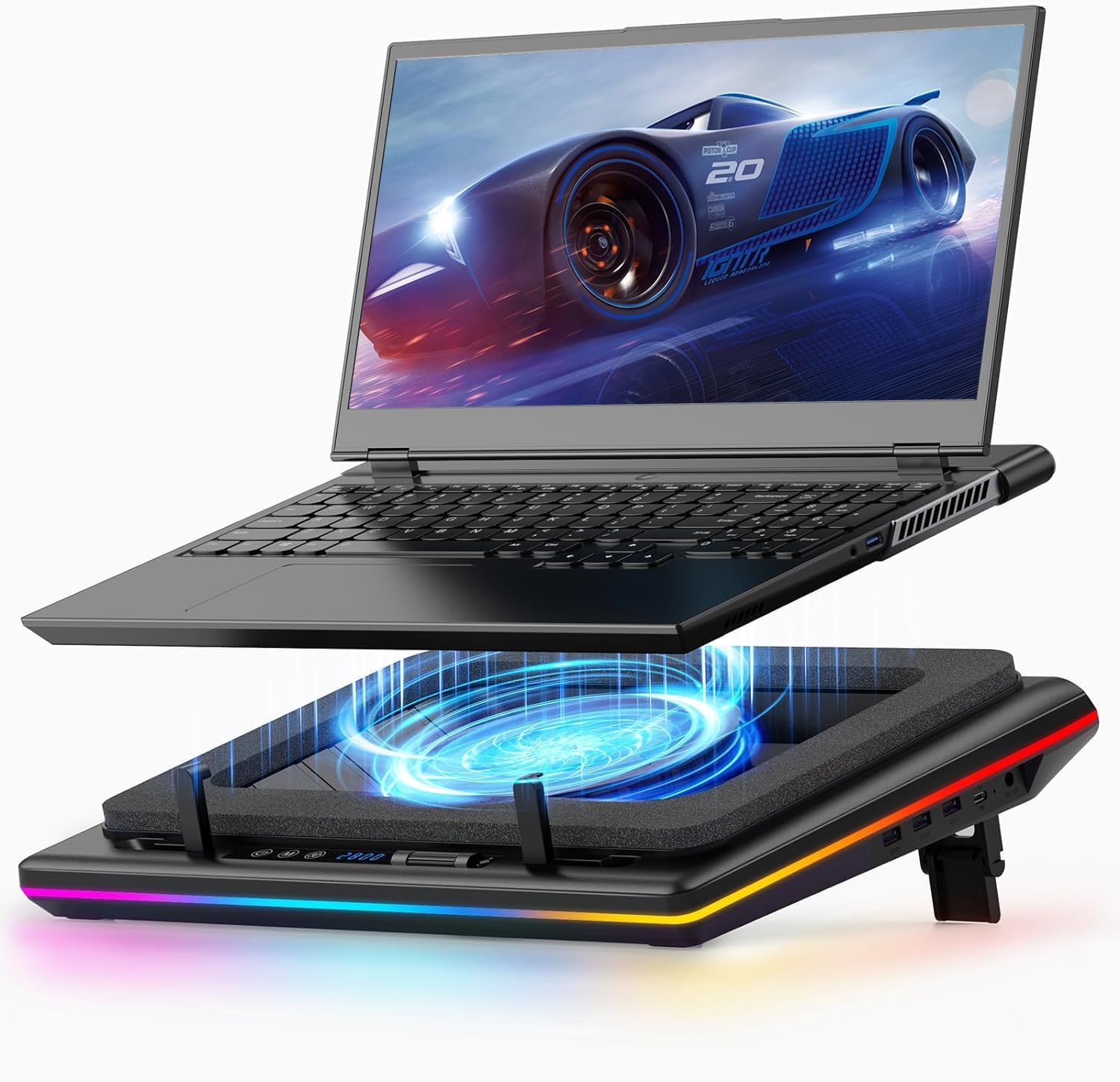 V12ノートパソコン冷却パッド ブラック – llano JP