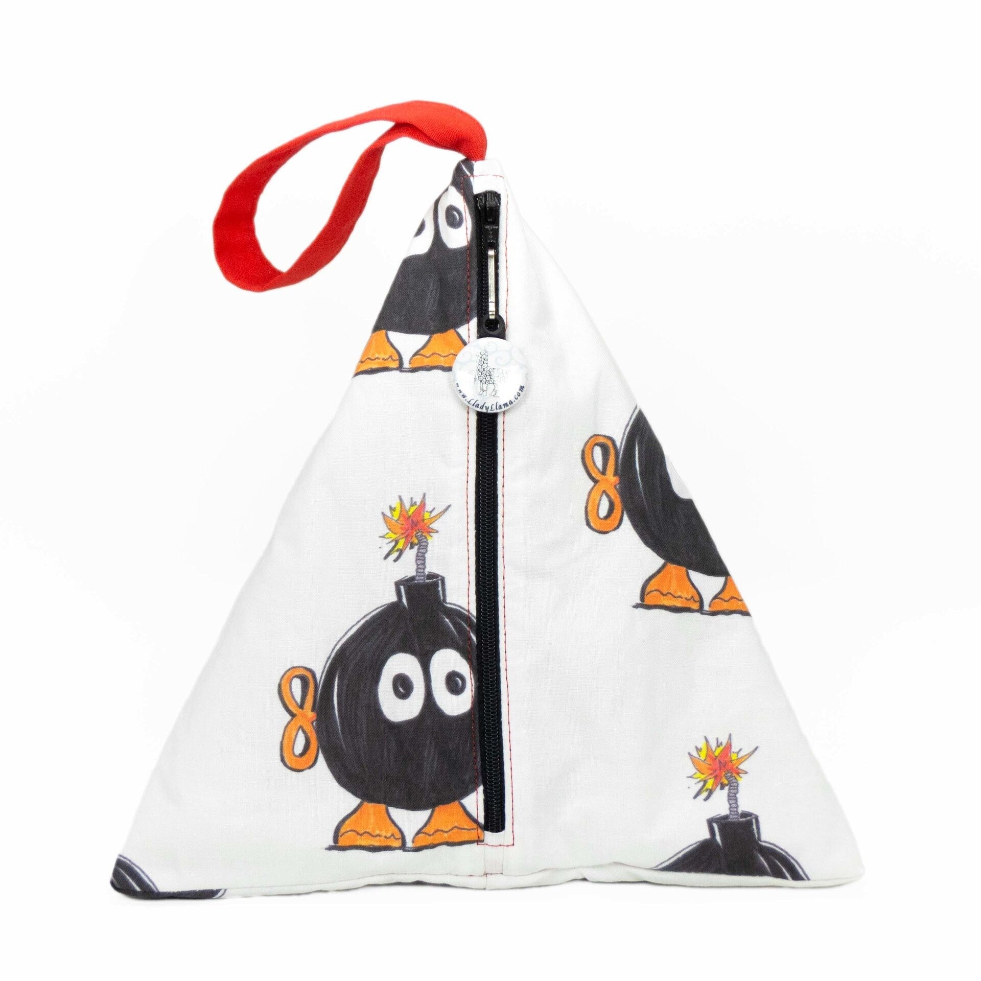 Bob-omb - Llexical Divided Sock Pouch - Knitting, Crochet