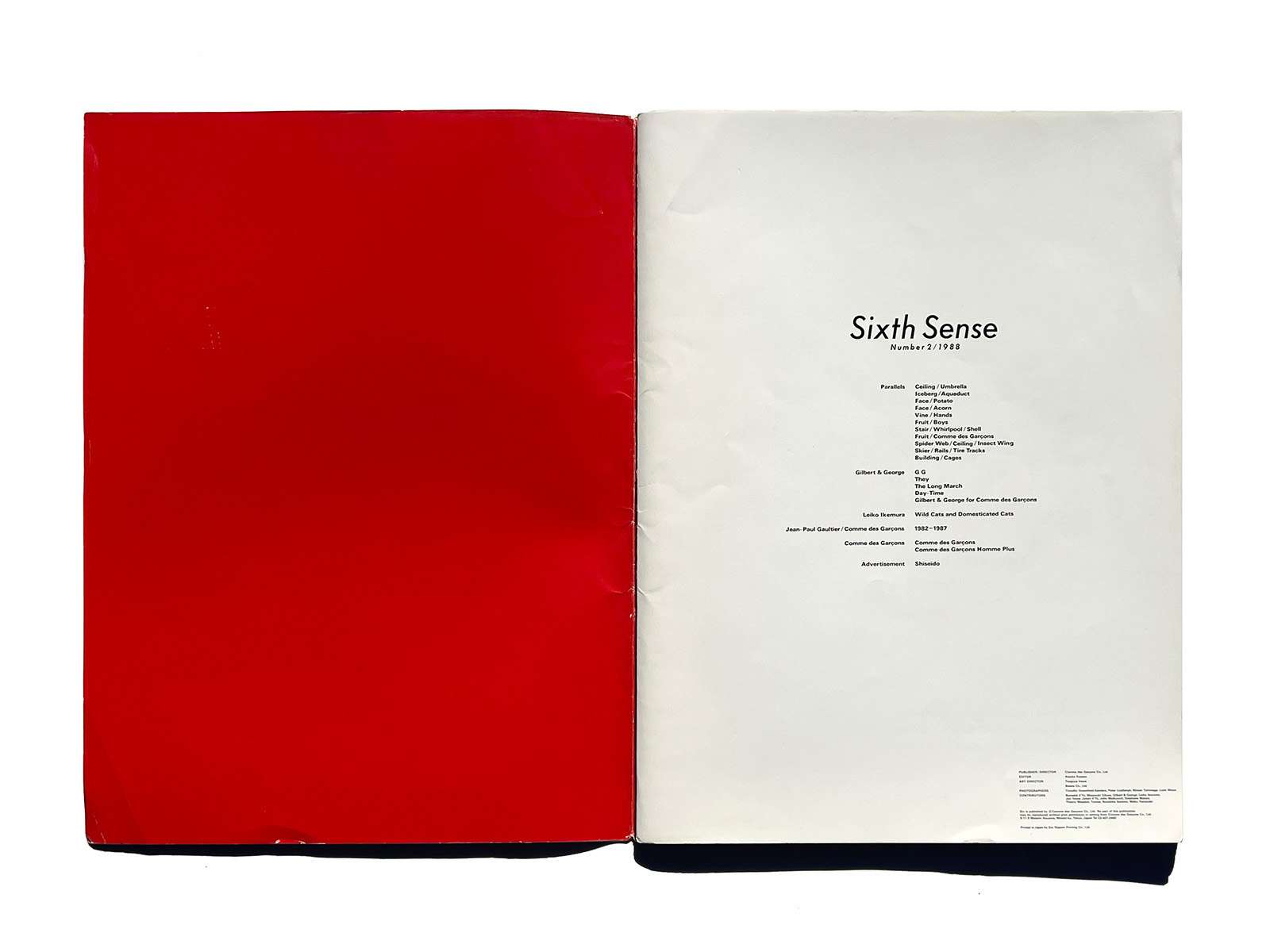 COMME des GARÇONS Six 02 | PAGE SPREAD