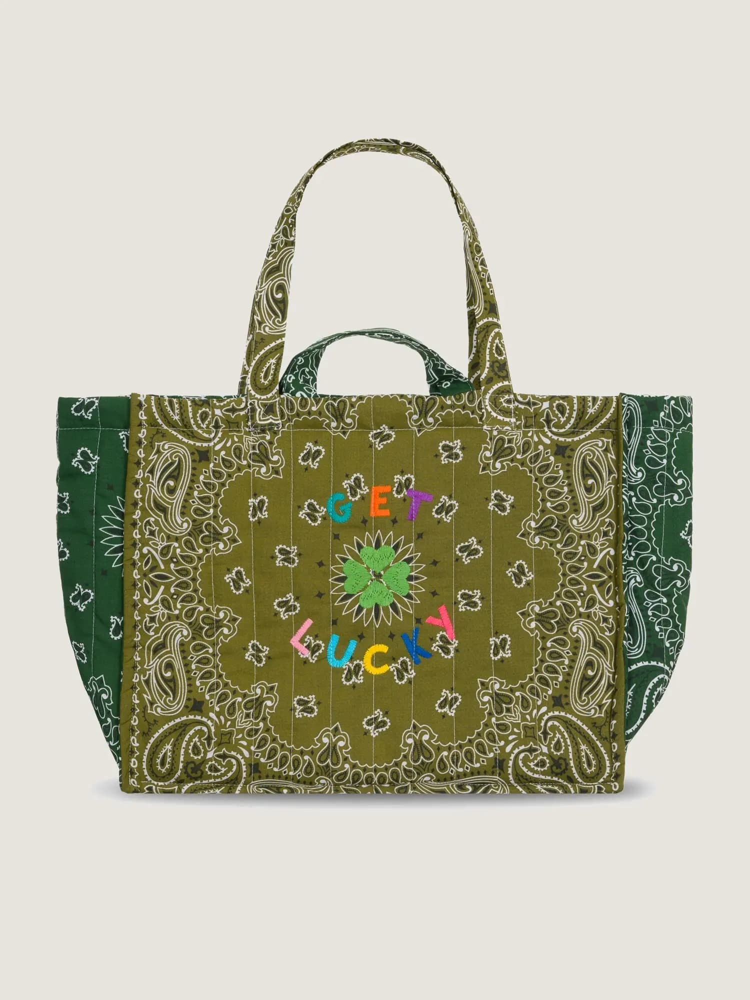 Call It By Your Name | Maxi Cabas Matelassé - Vert week-end