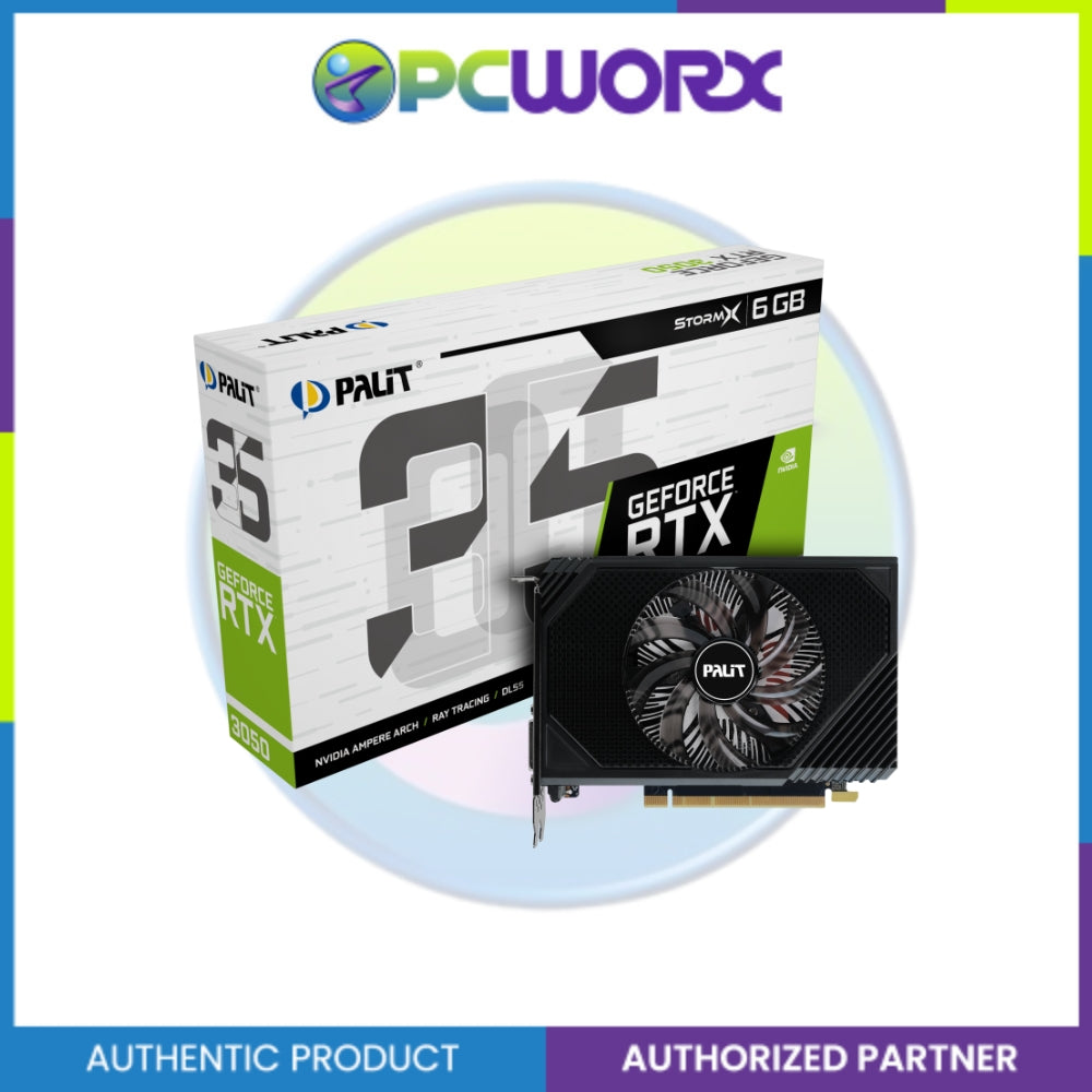 PALIT NVIDIA® GeForce RTX™ 3050 STORMX 6GB GDDR6 – PCWORX