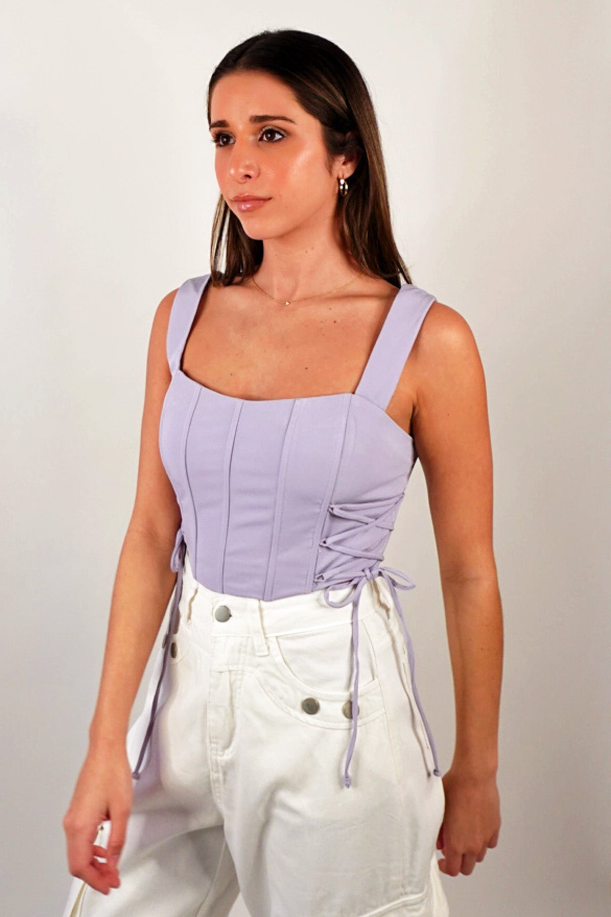 Anna Lavender Corset – Peach Sky Boutique