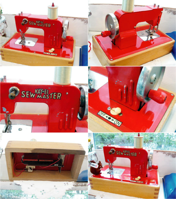 ヴィンテージ ドイツ Kay-EE 子供用 トイ ミシン おもちゃ akz-32