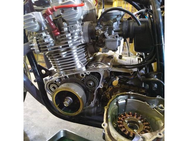 GS400 セルモーター修理 千葉県野田市 CJパフォーマンス ｜バイクの