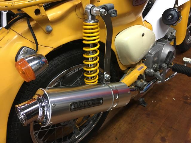 リトルカブ・SP武川ボンバーダウンマフラー取付（YP motor