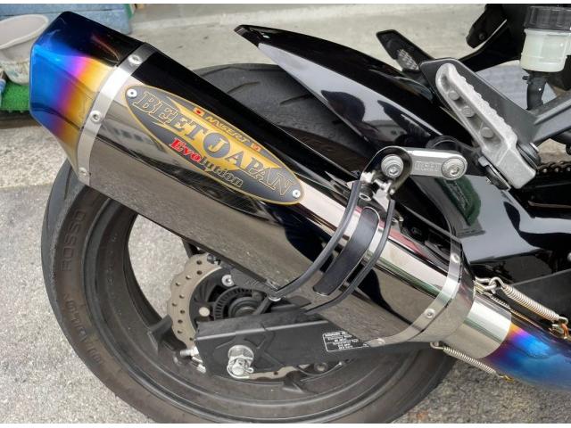 カワサキNinja400のBEETフルエキマフラー交換！｜バイクの整備