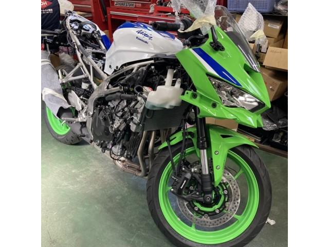 ZX4RRにETC、USB電源を取り付けました！（（株）広島オートバイ販売