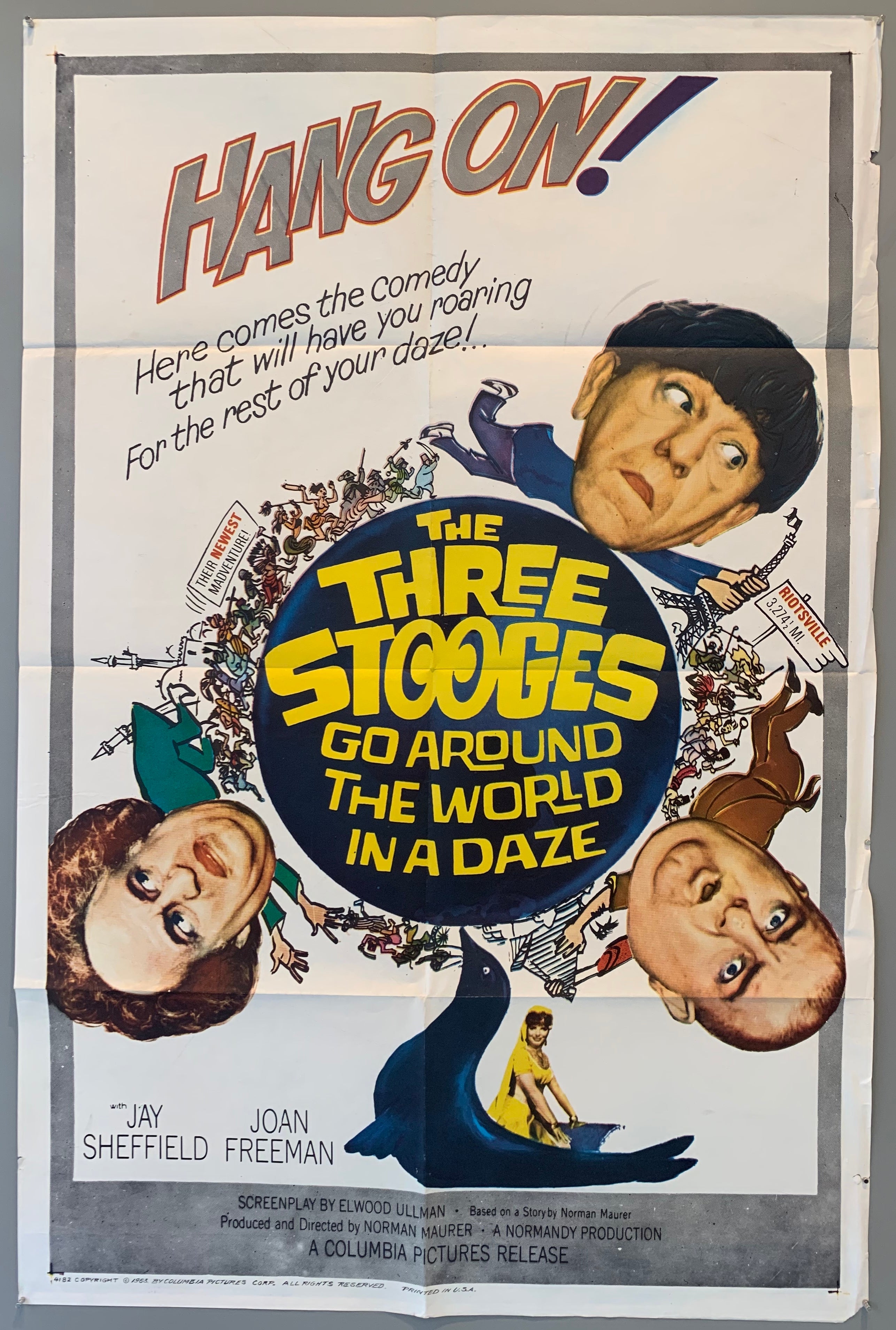 The Three Stooges Go Around the World in a Daze – Poster Museum