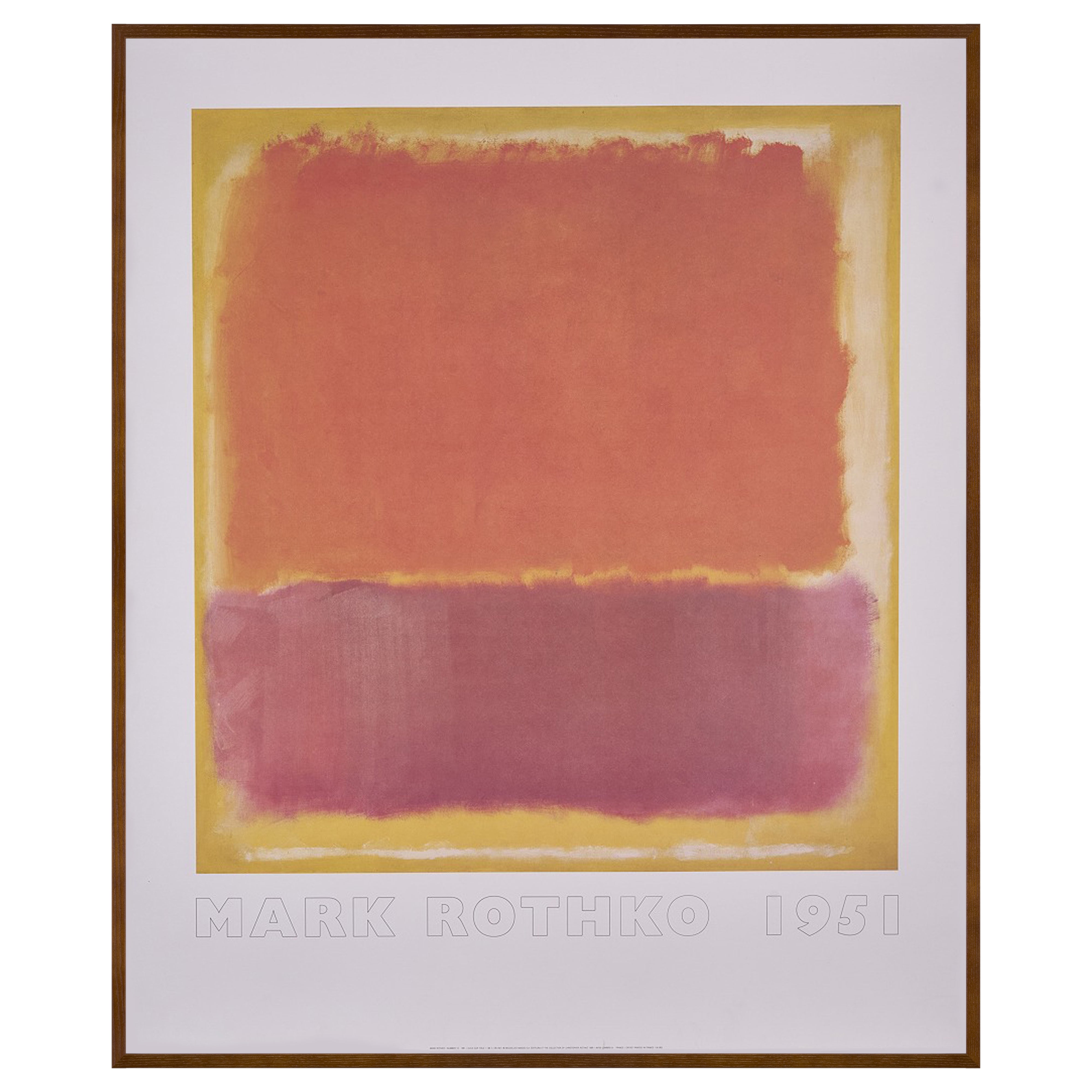 限定10枚】”NUMBER 12” 1951 - NOUVELLE IMAGES 1990 / マーク・ロスコ