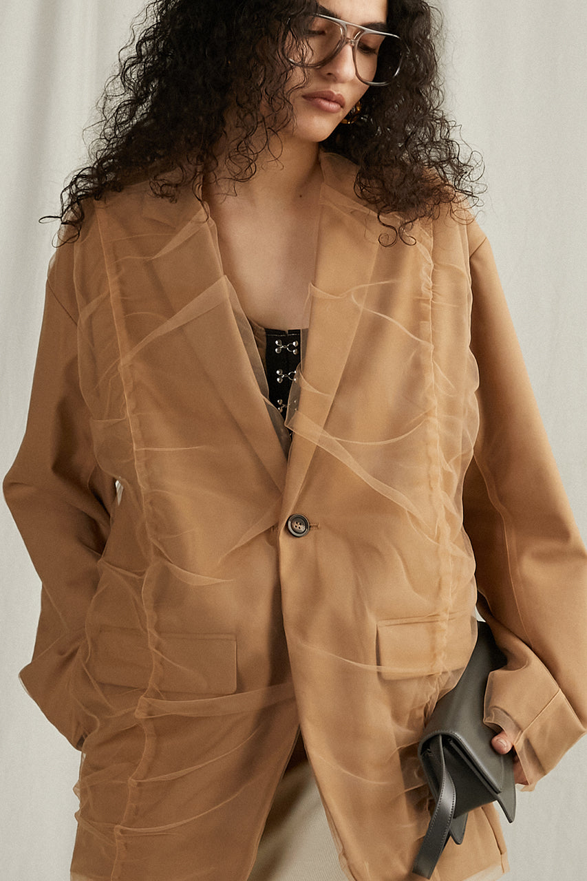 Tulle Layered Jacket - SALE