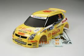 タミヤ スズキ スイフト スーパー1600 スペアボディセット