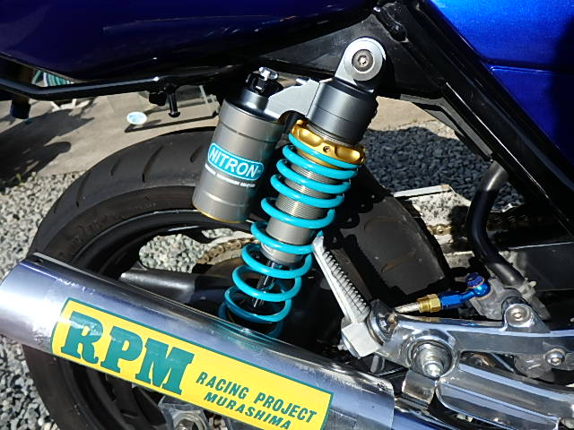 YAMAHA XJR400R リアサスペンション交換RCRT